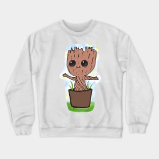 Baby Groot in a Pot Crewneck Sweatshirt